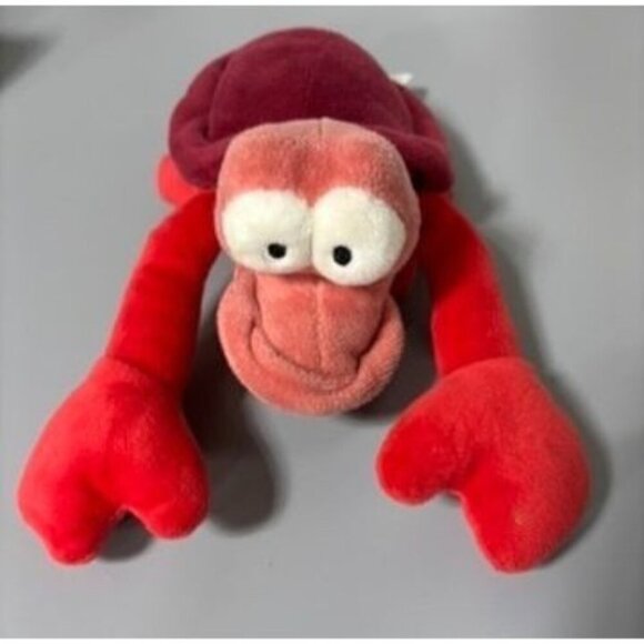 Disney Store Sebastian Crab Plush Stuffed Animal Little Mermaid Toy - Picture 1 of 6